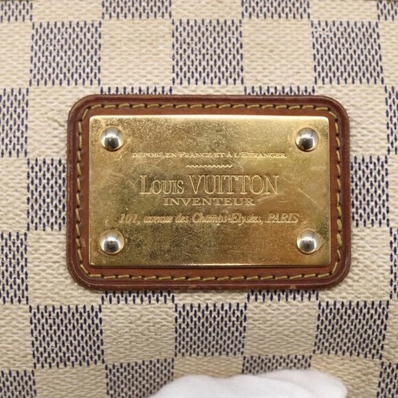 LOUIS VUITTON Damier Azur Eva Shoulder Bag 2way N55214 LV Auth 145918 - Picture 10 of 16